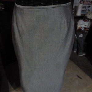 Le Suit Petite 2 Piece Skirt Set - Size 4P - Chocolate Color